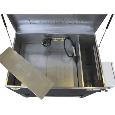 top view L10 Manual Parts Washer