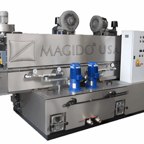 Gold Series - G500/2 2-Stage In-Line Belt Conveyor Aqueous Parts Washing System