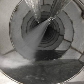 internal view Spira series internal screw-drum