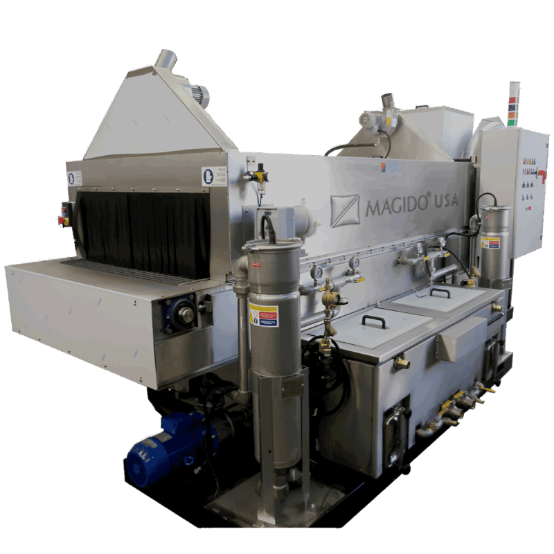 Gold 2b G1000 In-line belt conveyor washer by Magido USA